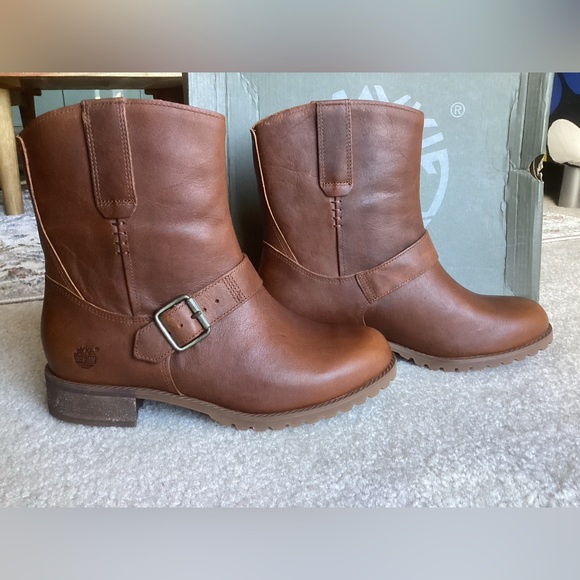 Timberland waterproof short leather boots - Picture 5 of 9